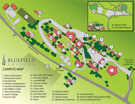 Campus Map The College Of New Jersey Riset