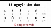 Learning Vietnamese Lesson 1 Vietnamese alphabet - YouTube