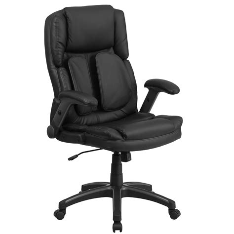 Flash Furniture Extreme Comfort High Back Black LeatherSoft Executive