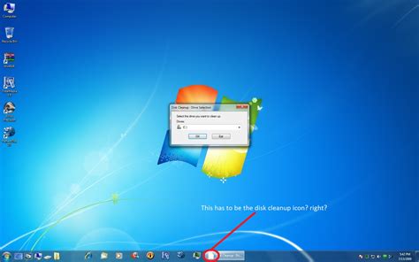 Windows 7 Disk Cleanup Taskbar Icon Horror Bug General Discussion