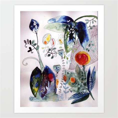 Buy Botanical Whimsy Art Print By Mariannatankelevich Worldwide
