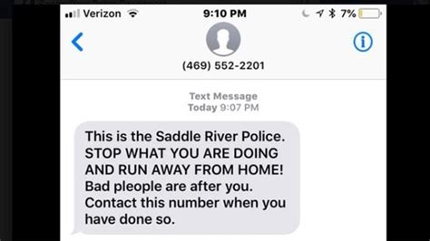 Fake Text Message From Police Tells Recipients To Run Away Fox 5 New York