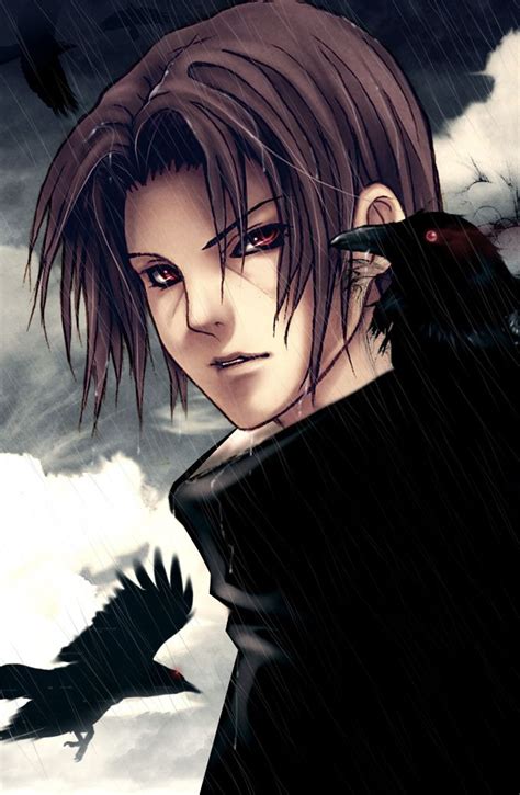 Itachi With The Crows By Aikaxx Com Imagens Itachi Anime