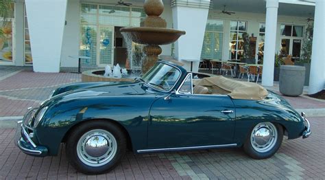 1959 Porsche 356 A Cabriolet Fjord Green With Tan Leather Two Tops