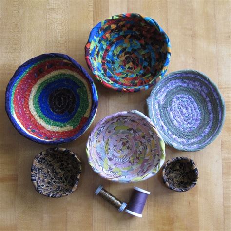 Coiled Fabric Bowls