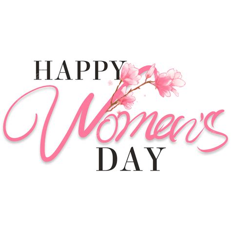 Womens Day Text Png Picture Womens Day Creative Text Decoration Tags