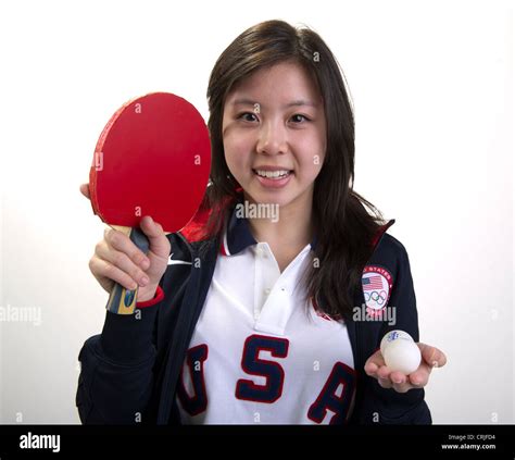 american female table tennis player arielle hsing at team usa media summit in dallas tx in