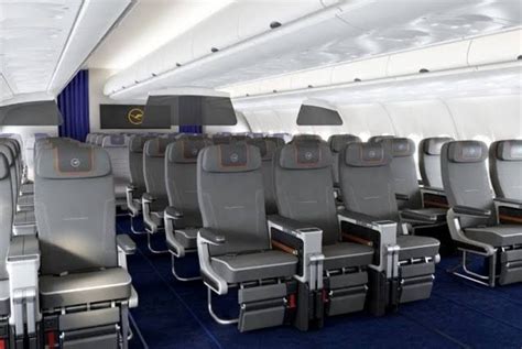 Airbus A340 600 Lufthansa Premium Economy Seating Image House Wood