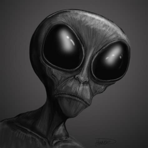 Quick Sketch Alien By Halhefnerart On Deviantart
