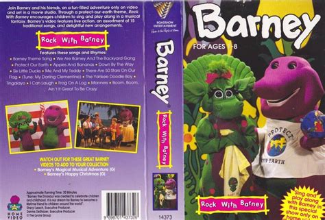 Barneys Rock With Barney Vhs Video Pal A Rare Find Ebay