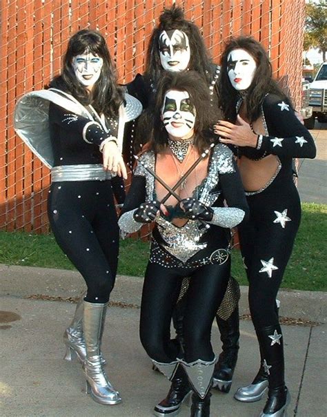 we each made our own kiss costumes for halloween this was a fun group project kiss halloween