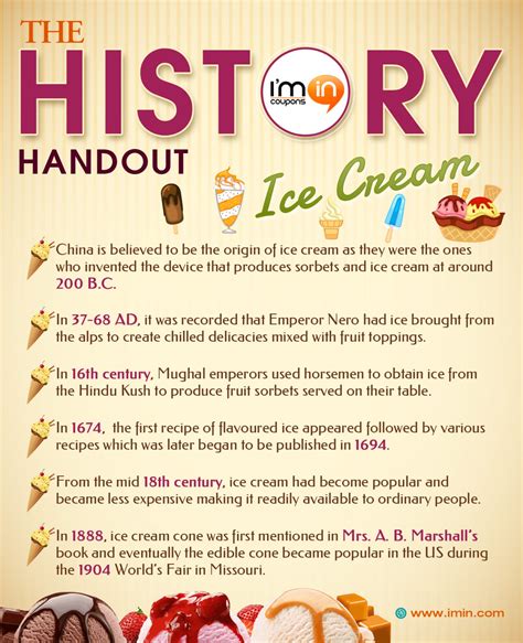 The History Of Ice Cream Chaparral Ice Cream