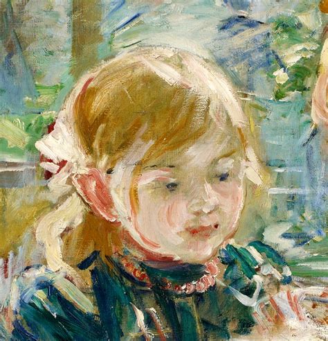 Berthe Morisot French Fine Art Print The Artists Daughter Julie Wit