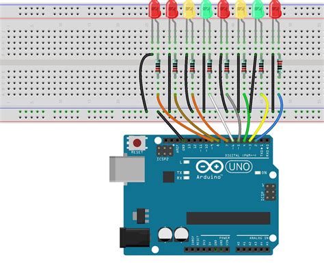 Led Blinking With Arduino Uno R3 6 Steps Instructables Vrogue