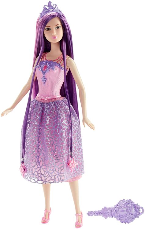 New Barbie Endless Hair Kingdom Princess Gorgeous Doll Purple Kids