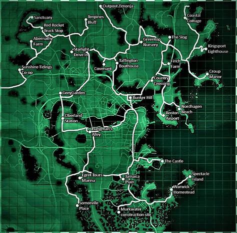 Fallout 4 Map Of Settlements Time Zones Map World