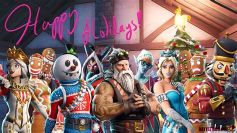 Fortnite Christmas Skins Wallpapers Wallpaper Cave