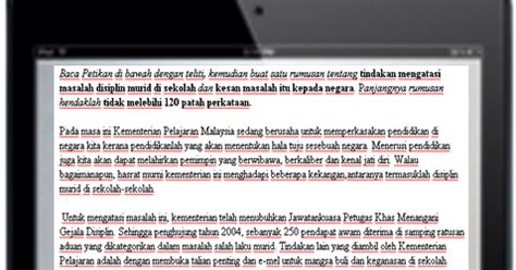 Generasi muda penerus bangsa assalamu'alaikum wr.wb pangarepan saka enom kanca bangsa seneng. Contoh jawapan rumusan SPM Kertas 2 - tindakan mengatasi ...