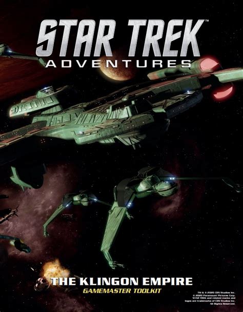 Star Trek Adventures The Klingon Empire Gamemaster Toolkit