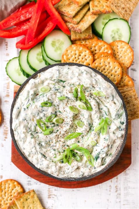 The Very Best Spinach Dip Kims Cravings
