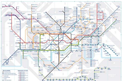 Tfl Unveils New Tube Map With Tram Services Included For The First Time