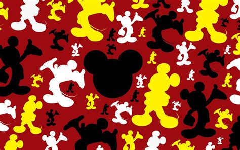 Red Aesthetic Wallpaper Mickey Mouse Mikey Mouse Discovered By Miranda On We Heart It