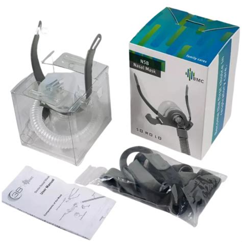 Bmc N5b Nasal Cpap Mask Small Light And Easy To Wear Widened Vision