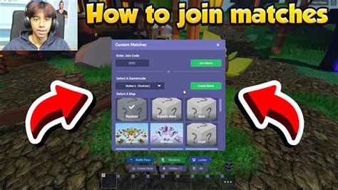 How To Join Custom Matches In Roblox Bedwars Youtube