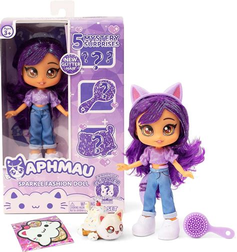 Meemeows Aphmau Fashion Doll Sparkle Edition With Glitter Hair