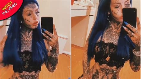 Woman Spends £20000 Covering Entire Body And Face With Tattoos