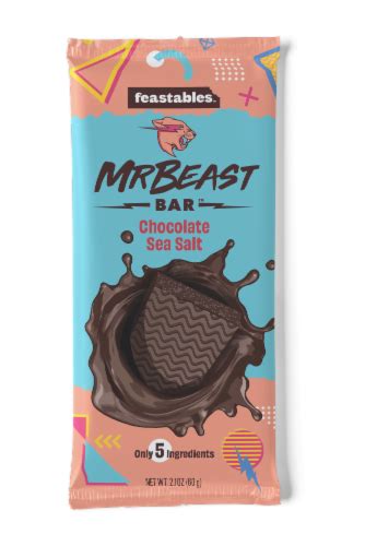 Feastables Mr Beast Chocolate Sea Salt Bar Oz Food Less