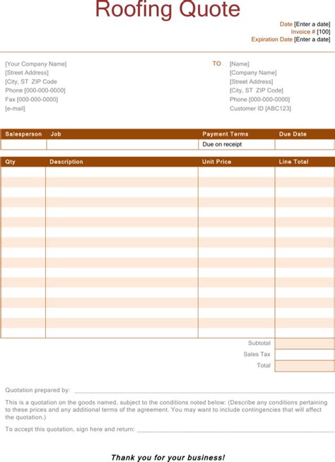 People who have done any type of search will answer that one should find many alternatives. Download Roofing Estimate Invoice Template for Free ...