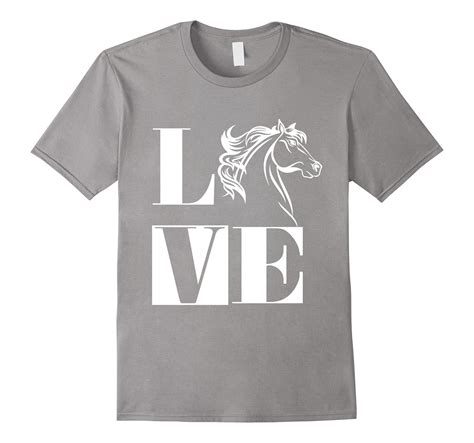 Love Horse Shirt I Love Horses T Shirt Horseback Riding Graphic Tee