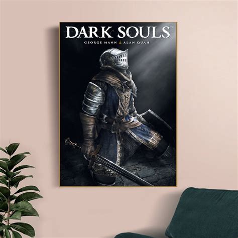 Dark Souls Poster Cover Game Poster Canvas Poster Mural Art Etsy