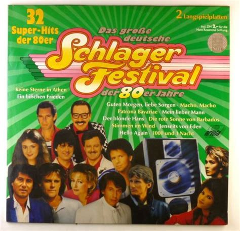 das große deutsche schlagerfestival der 80er jahre 1990 vinyl discogs