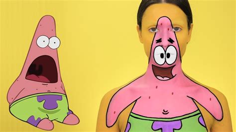 Spongebobs Patrick Star Makeup Transformation Youtube