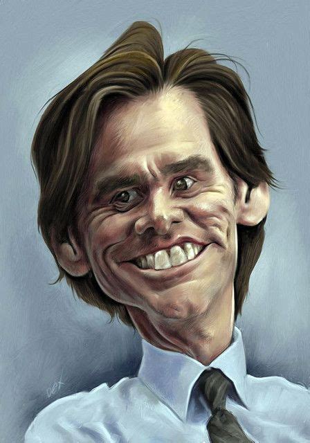 Jim Carrey Carrey Funny Face Drawings Celebrity Caricatures Caricature