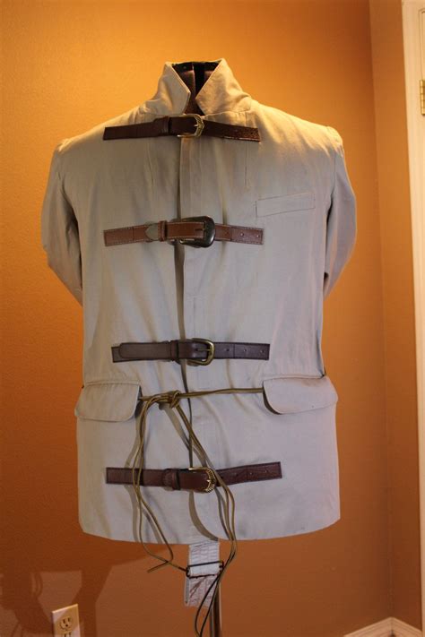 Straight Jacket Halloween Prop Insane Asylum Costume Restraint