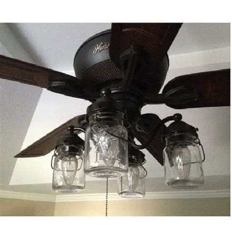 Mason Jar Ceiling Fan Light Kit Of Vintage Pint Jars The Lamp Goods