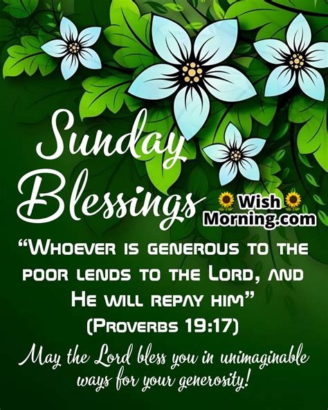 Sunday Blessings Images - Wish Morning