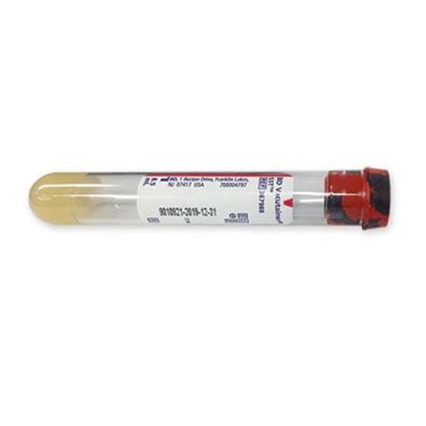 Bd Vacutainer Venous Blood Collection Tubes Sst Serum Off