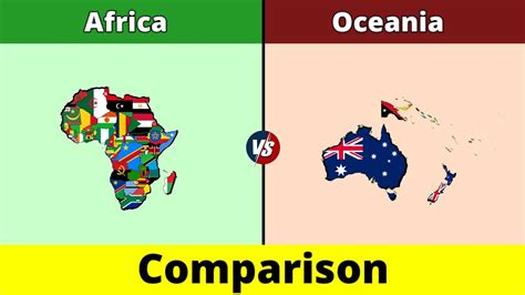 Oceania Vs Africa Africa Vs Oceania Africa Oceania Comparison Data Duck O YouTube
