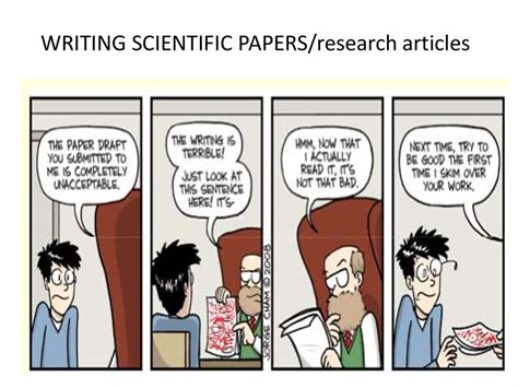 Writing Scientific Papersresearch Articles Online Presentation