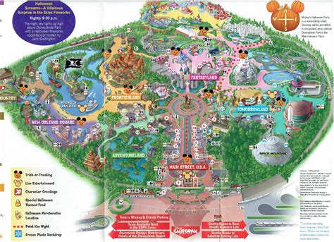 M Is For Map Disneyland Map Disneyland Disneyland Attractions Riset