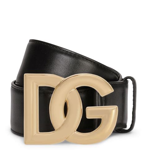Dolce Gabbana Leather Logo Belt Harrods Us