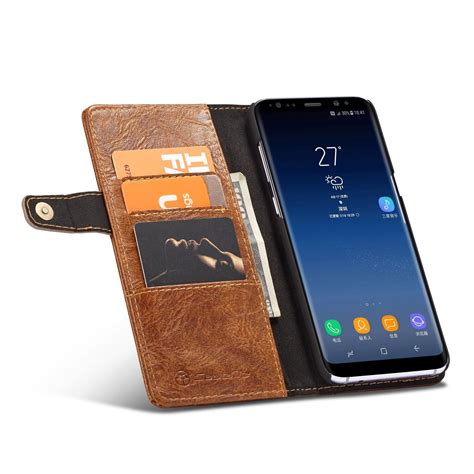 Luxury Magnetic Wallet Pu Leather Phone Case For Samsung S8 Plus Phone