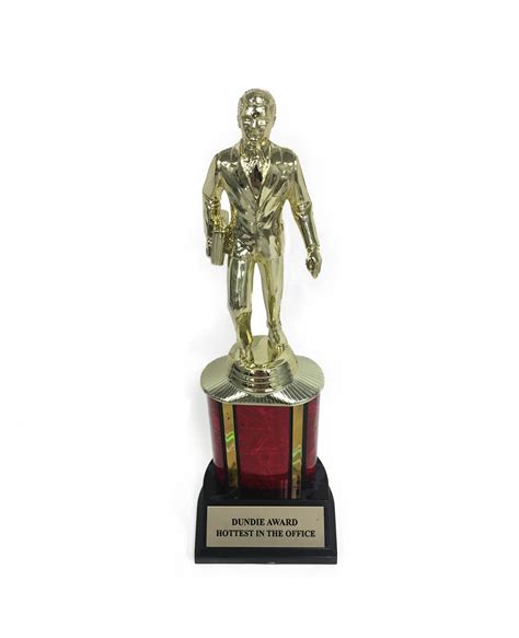 Hottest In The Office Dundie Award Trophy With Column Deluxe