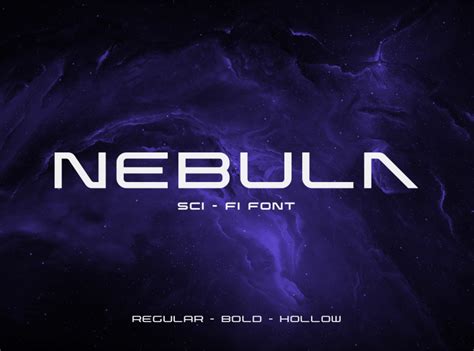 Nebula Sci Fi Font Free Psd Ui Download