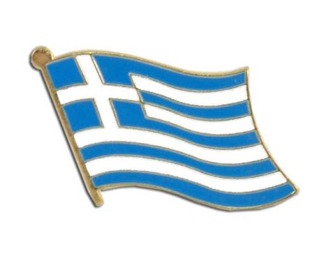 Lapel Pin Greece Flag Watkins Party Store