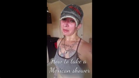 How To Take A Mexican Shower Youtube
